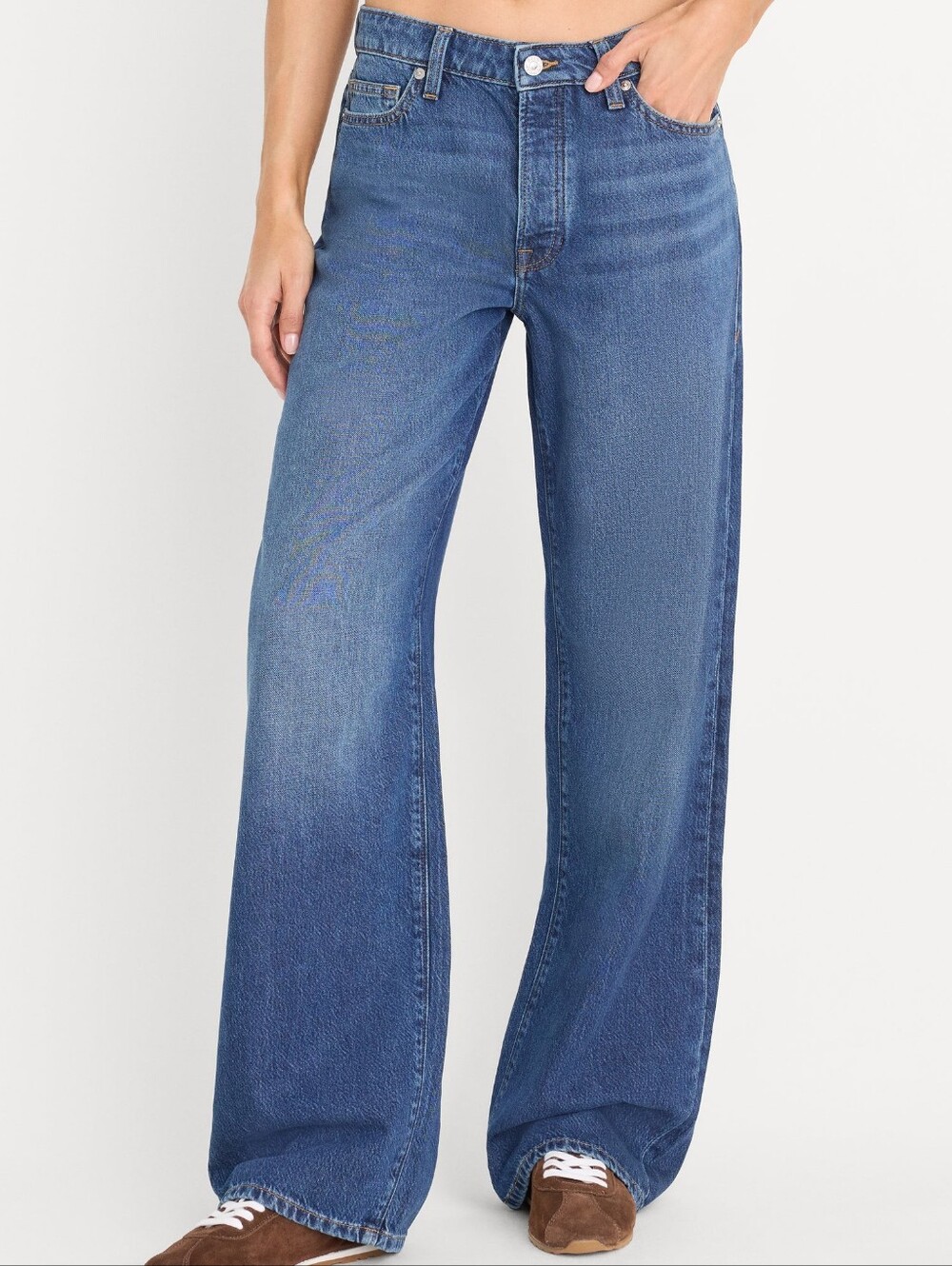 Good American Wrigjtless Wide Jeans NWT